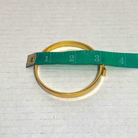 Kate Spade Take A Bow Bangle Bracelet Yellow Gold-Tone | 7.5” | Designer Jewelry - Picture 11 of 13